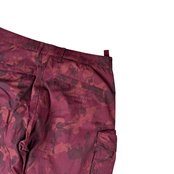Stone Island x Supreme 2022 Ice Camo Cargo Trousers - 36"