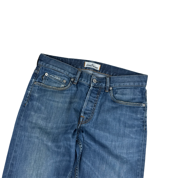 Stone Island 2014 Light Blue RE-T Fit Regular Jeans - 30”