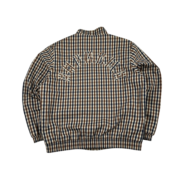 Aquascutum X Supreme Classic Checked Spellout Jacket - Large