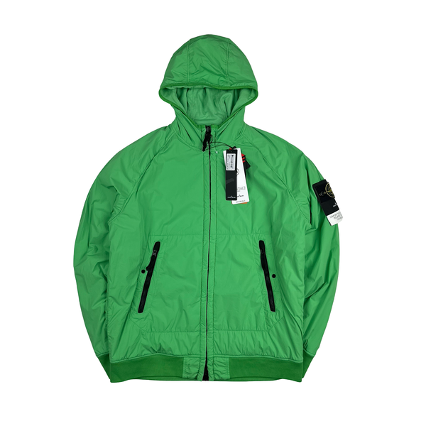 Stone Island 2022 Apple Green Comfort Tech Composite Reversible Polartec Jacket - XL