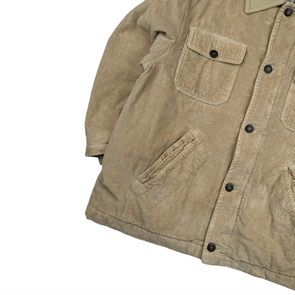 CP Company Vintage 80's Beige Corduroy Multi Pocket Jacket - XL