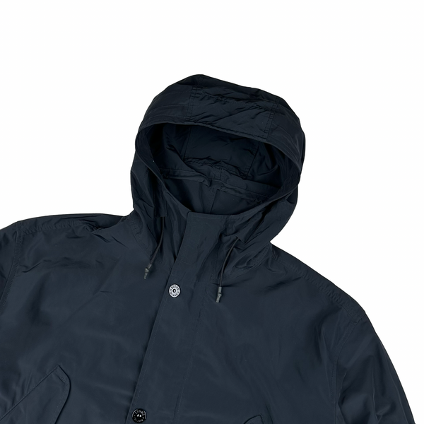 Stone Island 2018 Navy Micro Reps Parka Jacket - 3XL
