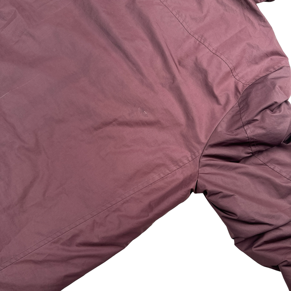 CP Company Burgundy Micro M Down Filled Jacket - Medium