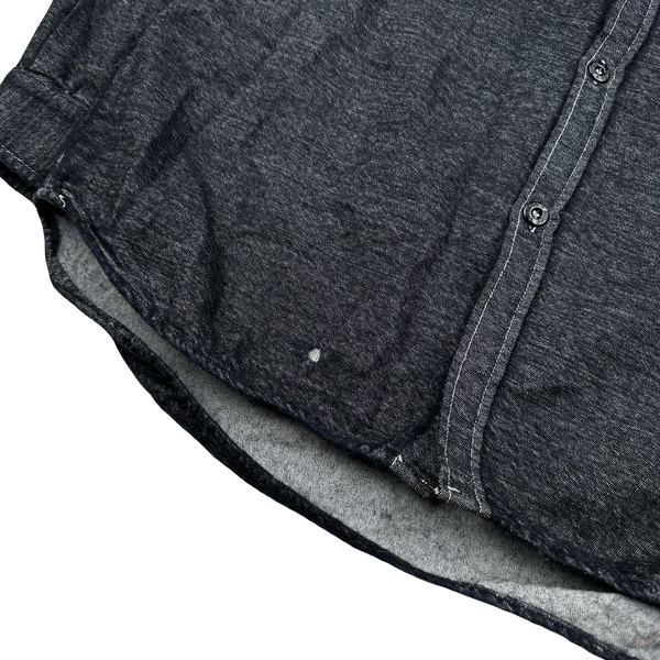 Stone Island Vintage 1998 Wool Spellout Lightweight Overshirt - Medium