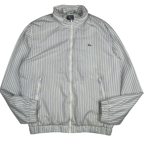 Lacoste Pin Stripe Zip up Track Jacket - Large