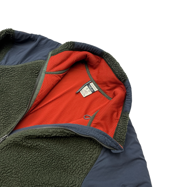 RAB Dark Green Deep Pile Fleece - Medium