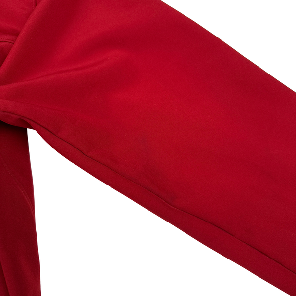 CP Company Red Soft Shell Hooded Zipped Jacket - Medium