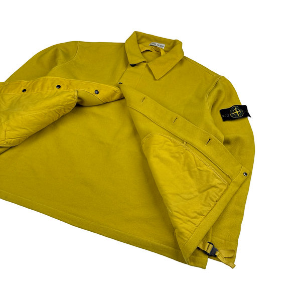 Stone Island AW2000 Yellow Vintage Wool Double Lined Overshirt - XL