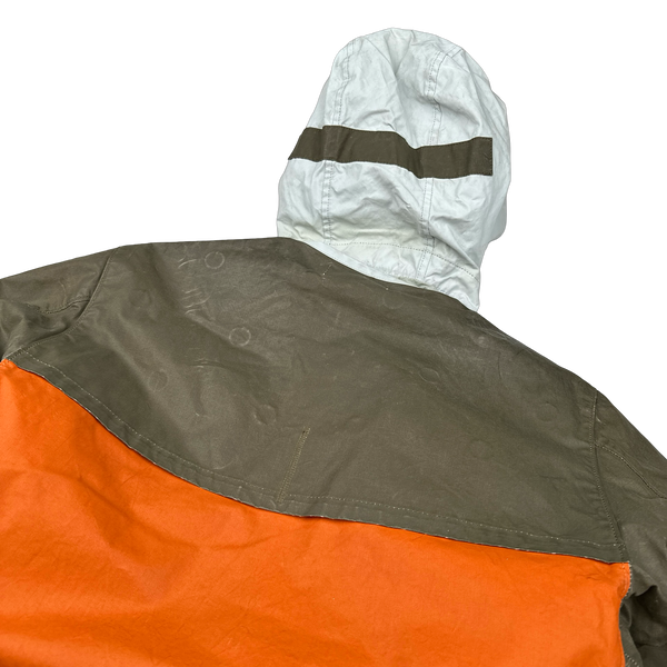 Stone Island 2019 Tela Placcata Bicolore Hooded Jacket - Small