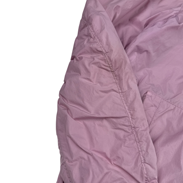Stone Island 2020 Pink Crinkle Reps Bomber Jacket - Medium