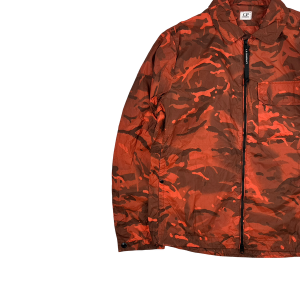 CP Company Re Print Orange Camo Lens View Overshirt - XL