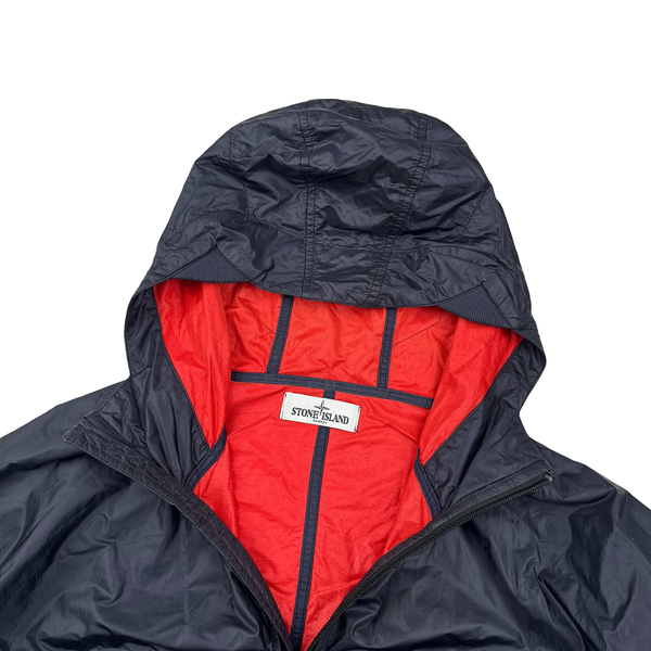 Stone Island 2013 Navy Micro Rip Stop 7 Den Tyveck Shield Jacket - XXL