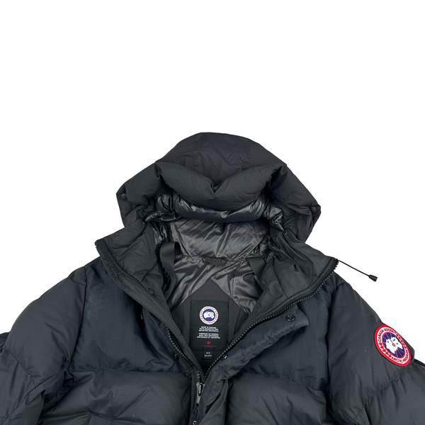 Canada Goose Black Armstrong Down Hooded Parka Jacket - Medium