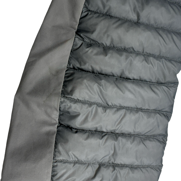 Arcteryx Grey Cerium Hybrid Hoody Down Filled Zipped Jacket - Medium