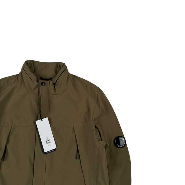 CP Company Camel Soft Shell R Bomber Jacket - Small
