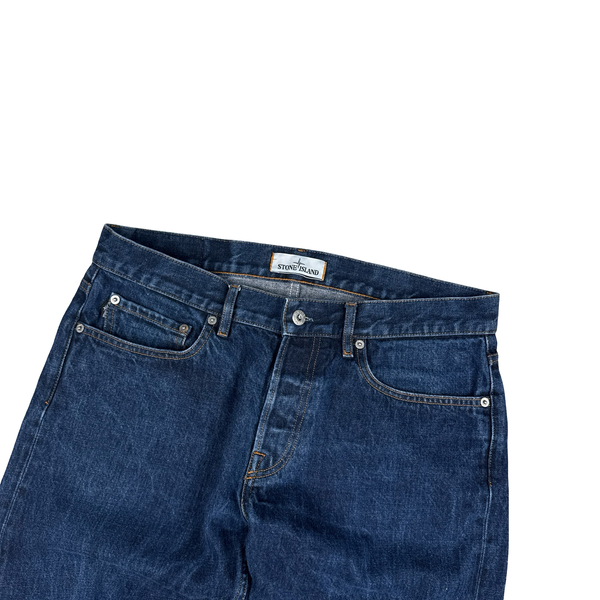 Stone Island 2018 Regular Fit Dark Denim Jeans - 32"