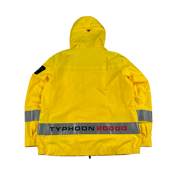 Paul & Shark Yellow 90s Fit Typhoon 20000 Reflective Strip Jacket