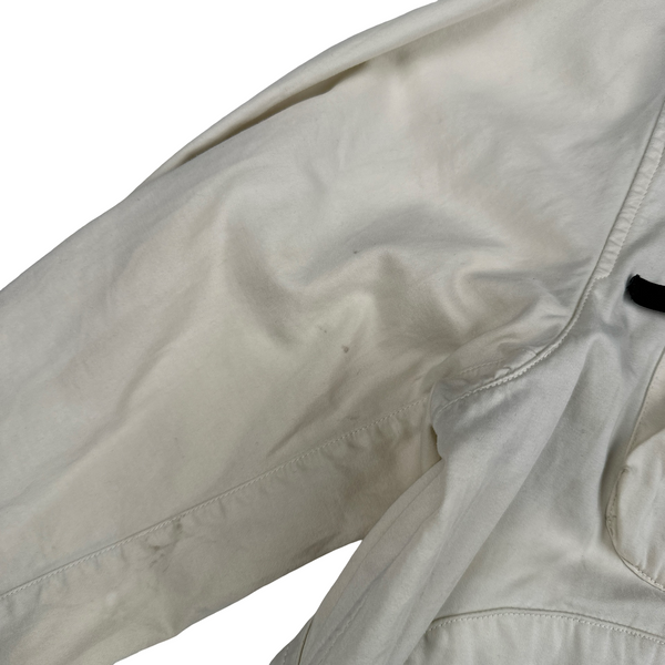 Stone Island 1998 Vintage Cotton Multi Pocket Green Edge Jacket - XL