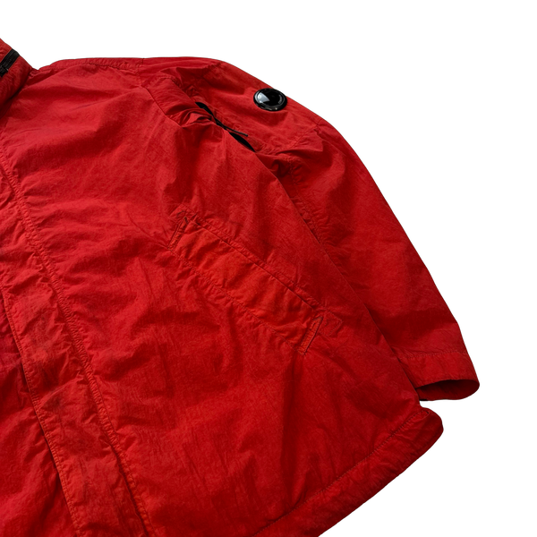 CP Company Red Chrome Nylon Zipped Jacket - XL