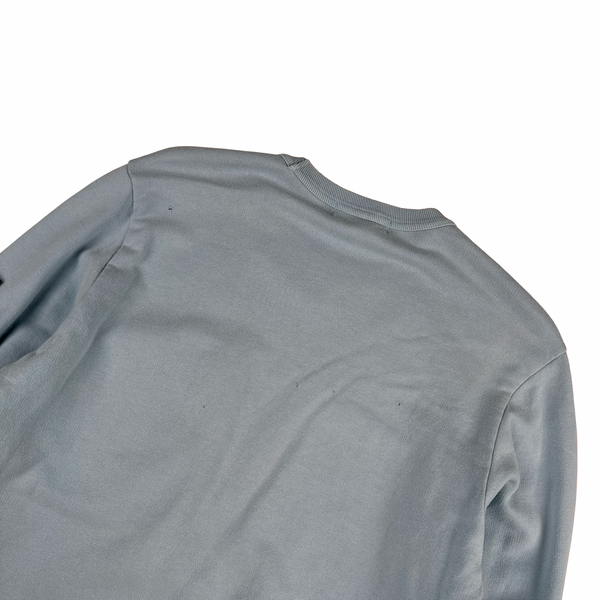 Stone Island 2017 Baby Blue Cotton Crewneck Sweatshirt - Small
