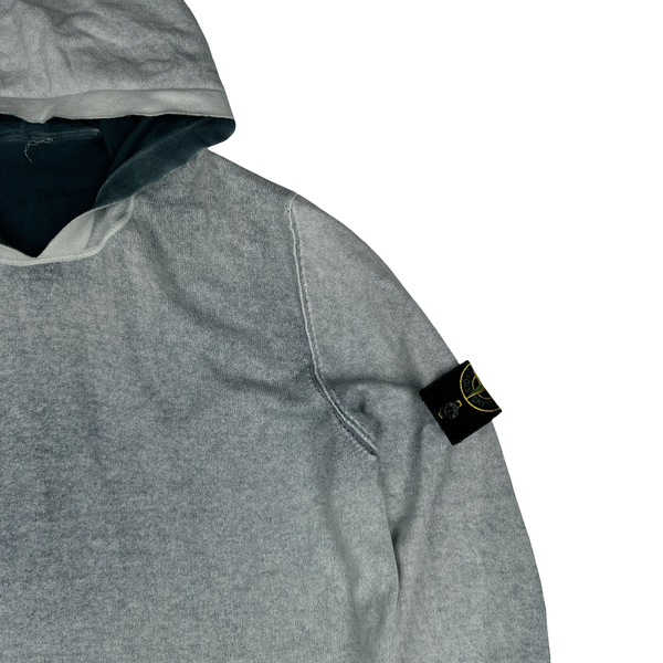 Stone Island Hand Sprayed Pullover Hoodie - Large