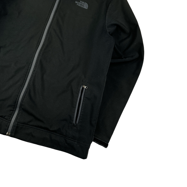 North Face Black Comfort Shell Hooded Jacket - Large