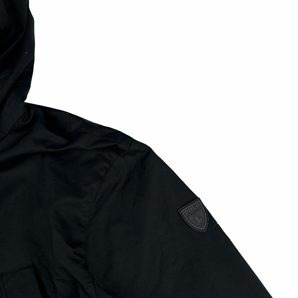 Ralph Lauren Polo Black Windproof Nylon Jacket - Large
