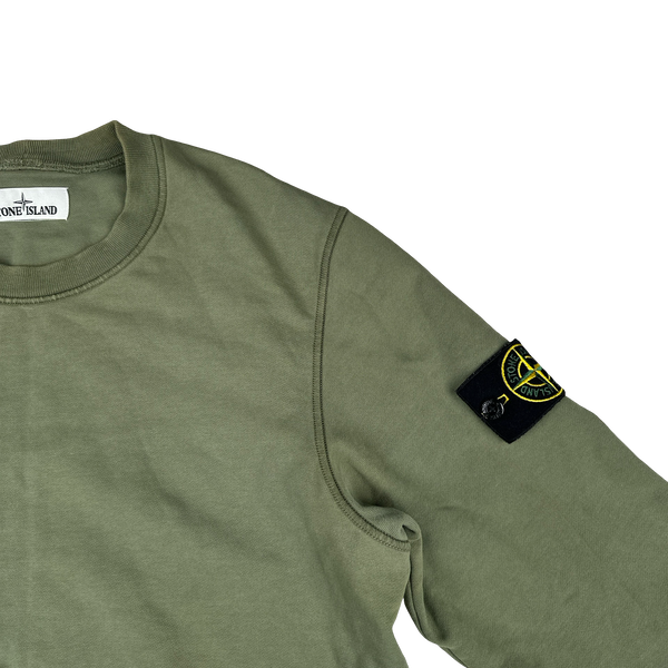 Stone Island 2020 Green Crewneck Sweatshirt - Medium