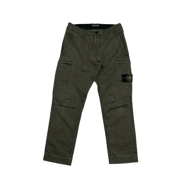 Stone Island 2014 Green SK Cargo Trousers - 28"
