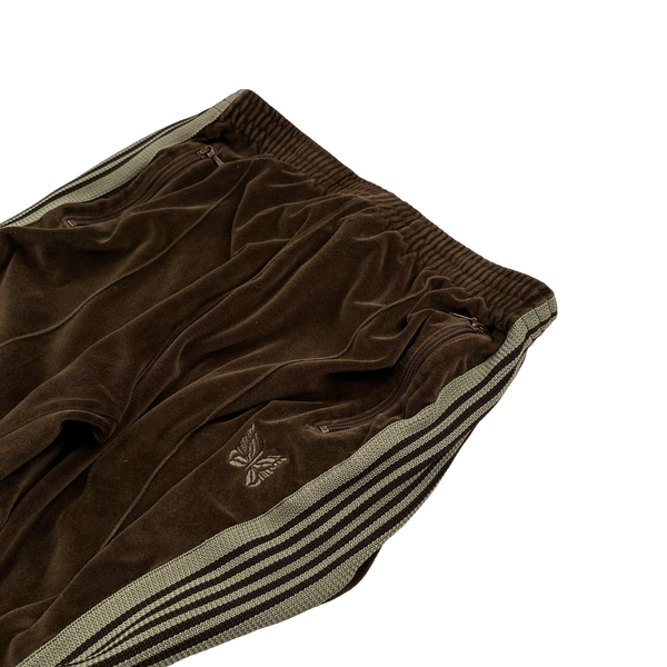 Needles Velour Brown Butterfly Tracksuit - Small