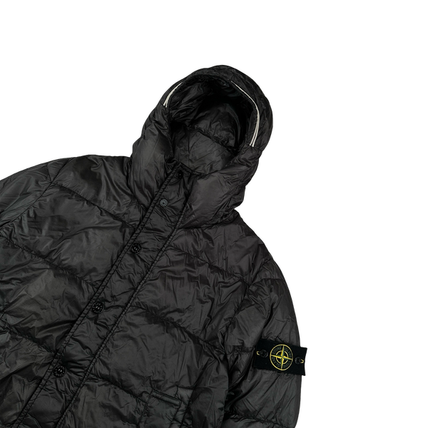 Stone Island 2013 Grey Garment Dyed Puffer Jacket - Small
