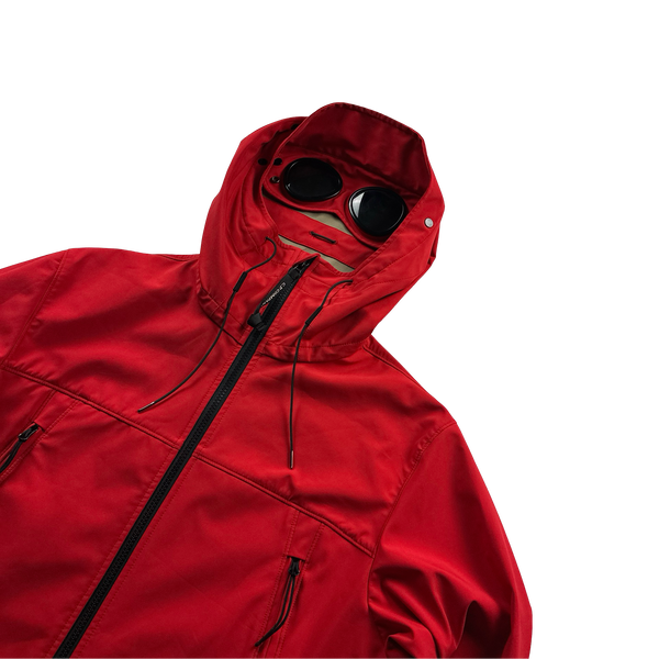 CP Company Red Soft Shell Jacket - Medium