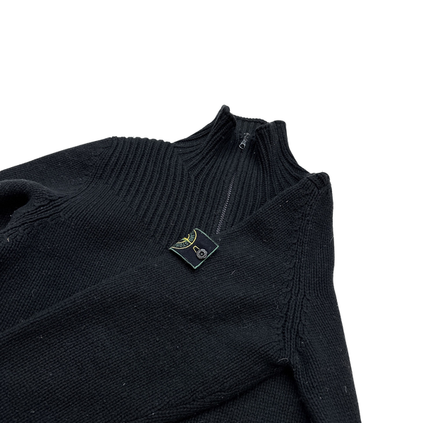 Stone Island Vintage 2000 Quarter Zipped Pullover - Medium