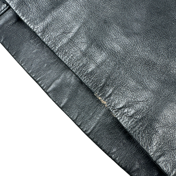 Burberry Leather Nova Check Lined Heavyweight Jacket - 3XL