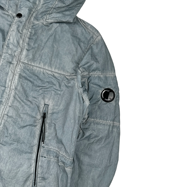 CP Company MTTN Baby Blue Nylon Lens Viewer Jacket - Large – Mat's