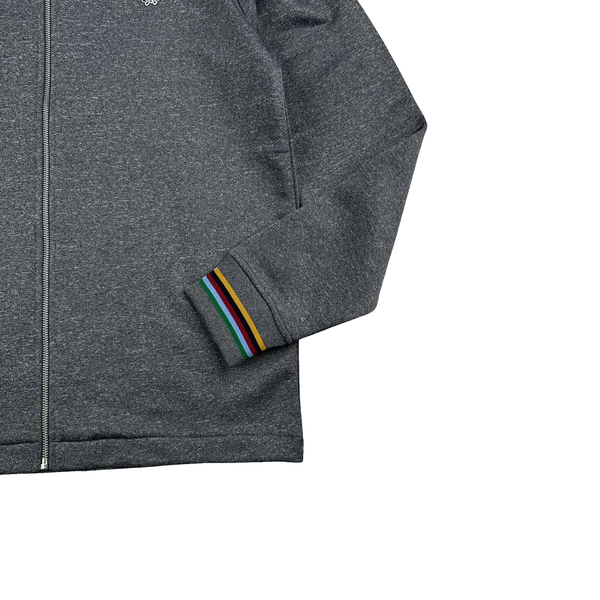 Fred Perry Bradley Wiggins Grey Zipped Track Jacket  - Large