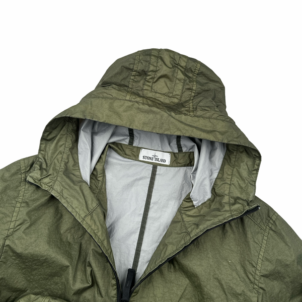 Stone Island Green Membrana 3L TC Hooded Jacket - Medium
