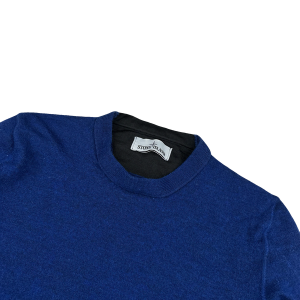 Stone Island 2015 Blue Crewneck Knit Jumper - XS