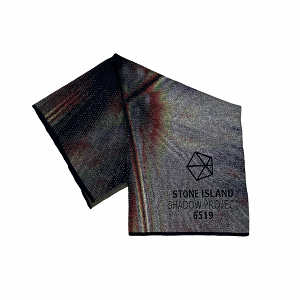 Stone Island Shadow Project Design Spellout Big Scarf