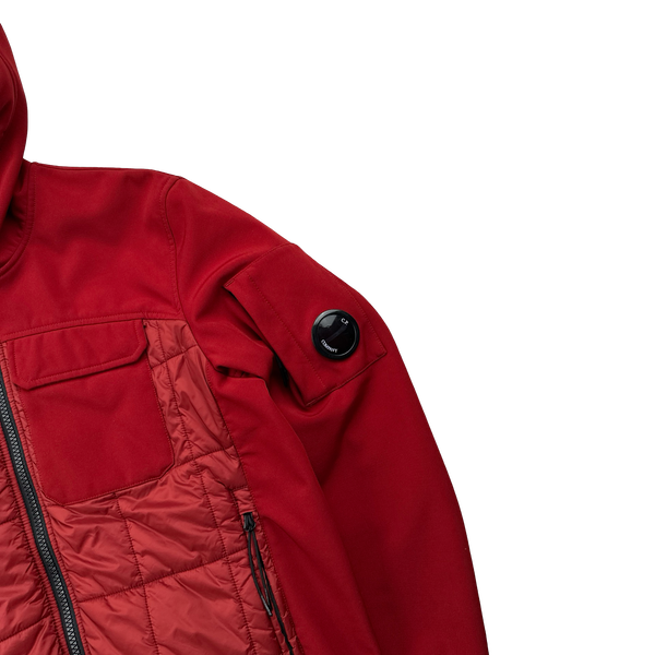 CP Company Red Hybrid Soft Shell Jacket - Age 14