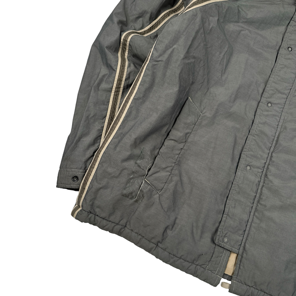 Stone Island 2002 Grey Nylon Garment Dyed Lined Jacket - XXL