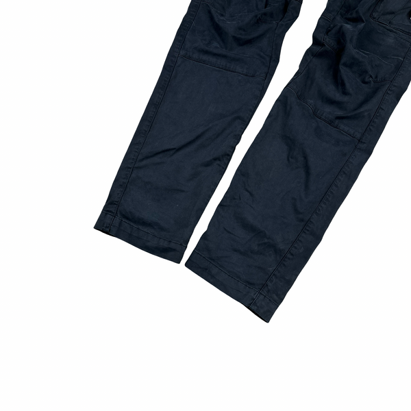 CP Company Navy Stretch Ergonomic Fit Cargo Trousers - Small