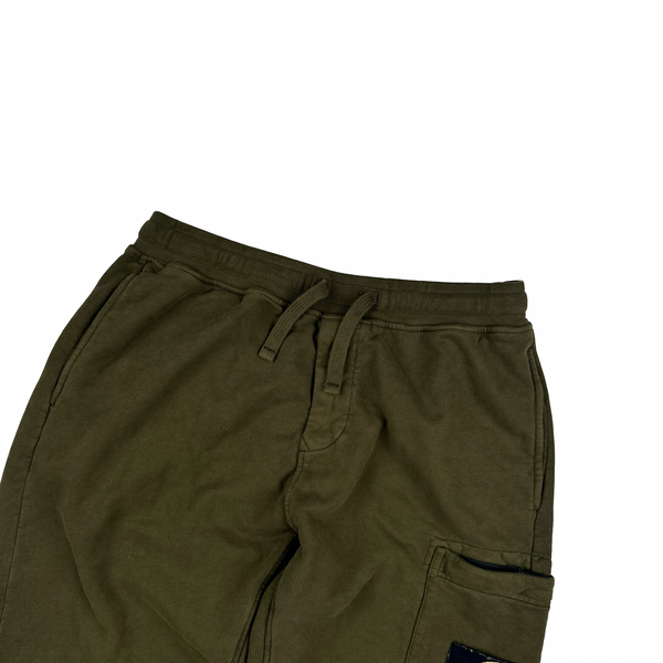 Stone Island 2023 Khaki Cotton Cargo Shorts - Large