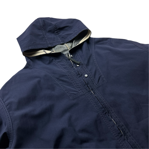 Stone Island Navy Blue 2001 Special Resine Jacket - XL