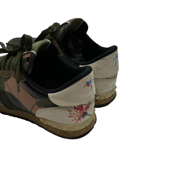 Valentino Japanese PRT Camo Trainers UK 8.5