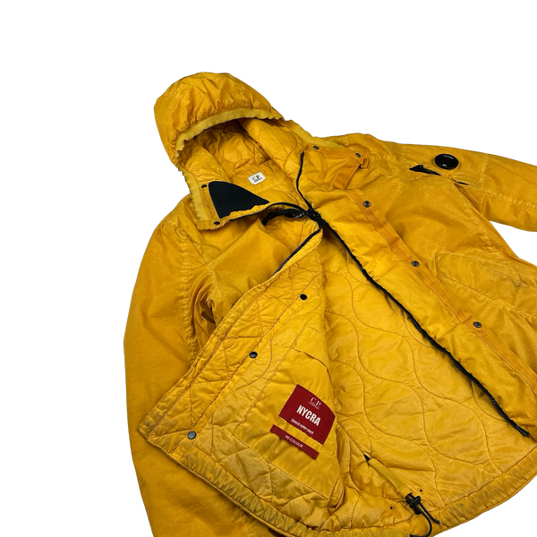 CP Company Nycra Yellow Lens Viewer Hooded Jacket - Small