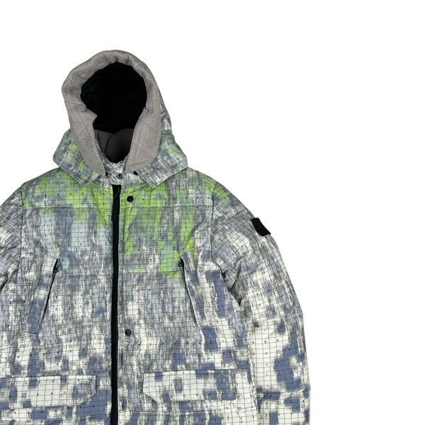 Stone Island 2019 Printed DPM Chine Puffer Shadow Project Jacket - Small
