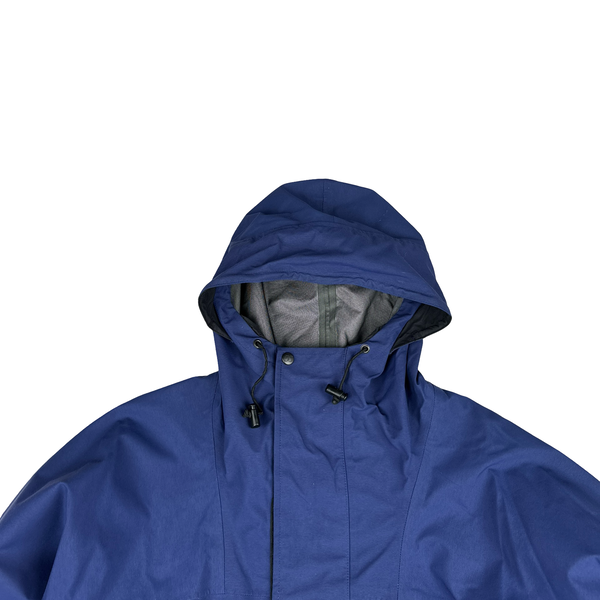 Berghaus Navy Lightweight Long Hooded Raincoat - XXL