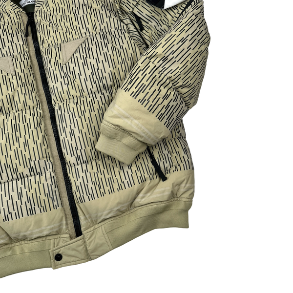 Stone Island 2021 Rain Camo Watro Reflective Down Puffer Jacket - XL