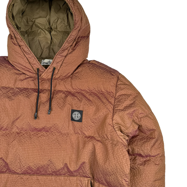 Stone Island 2020 Rust Orange Poly Colour Frame Down TC Jacket - XL